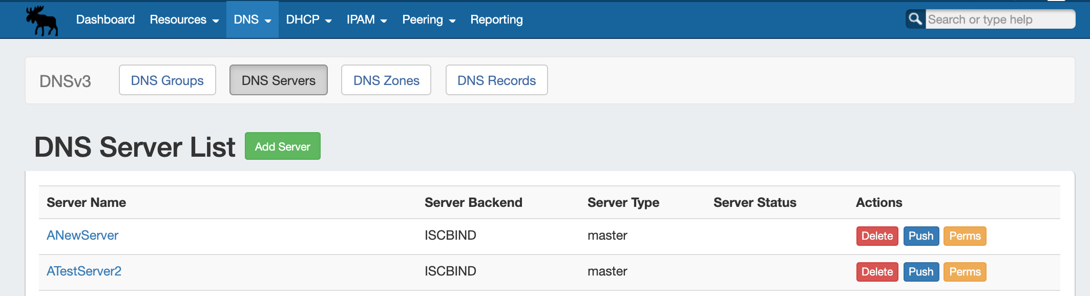 Working with DNS Servers Documentation 6connect